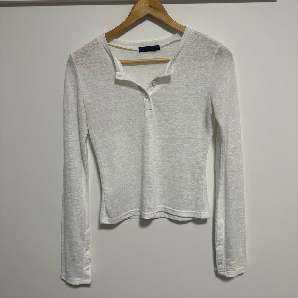 Dazy Henley Crop Top